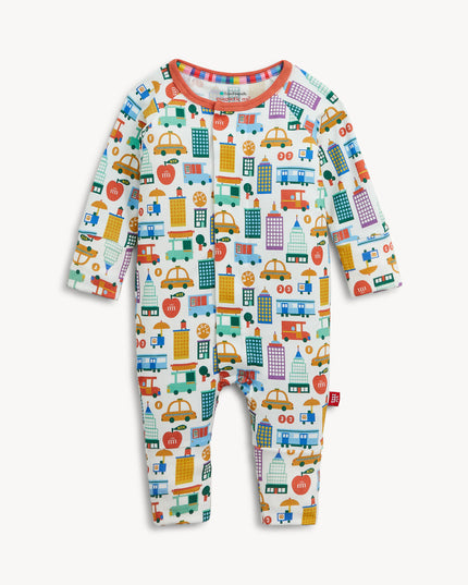 NYC Print Baby Convertible Pajamas