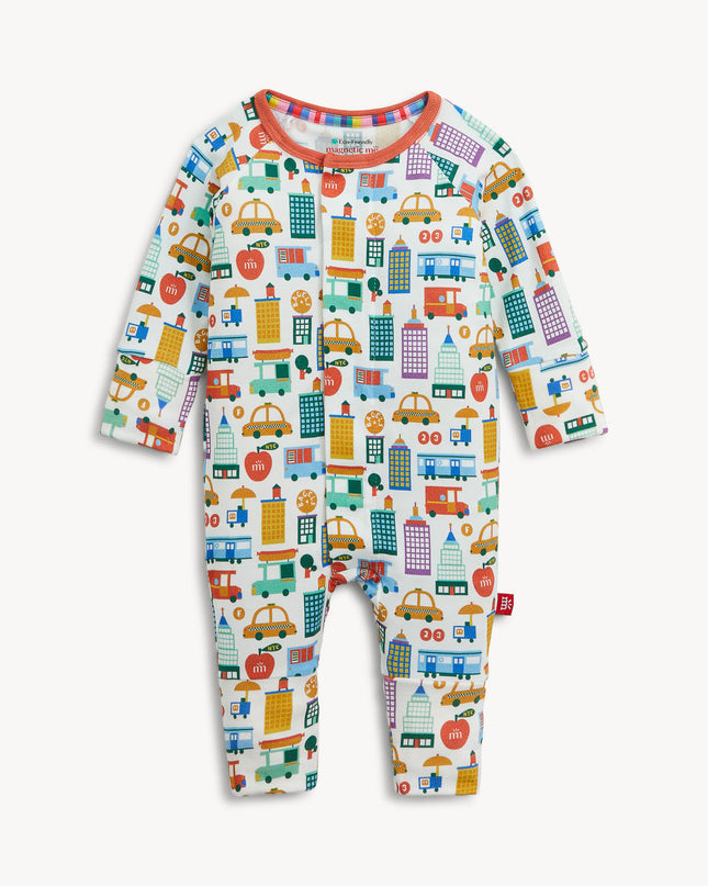 NYC Print Baby Convertible Pajamas