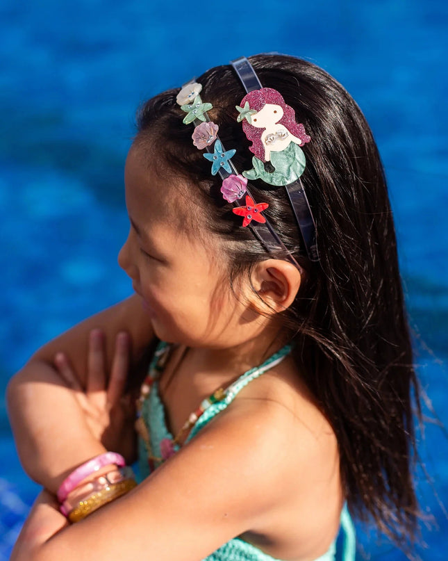 Pearlized Mermaid Headband - Giggles & Glitter