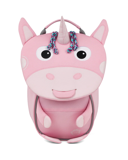 Pink unicorn-shaped backpack 
