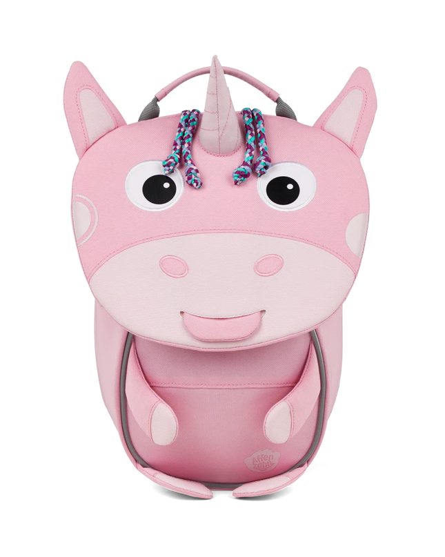 Pink unicorn-shaped backpack 