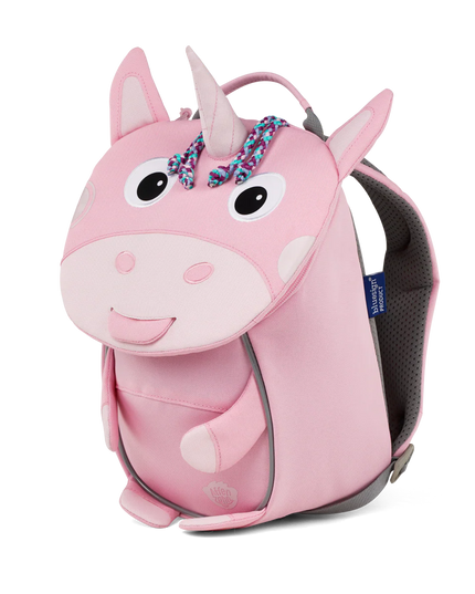 Pink unicorn-shaped backpack 