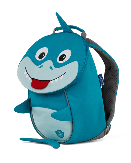 Children's backpack shaped like a shark
