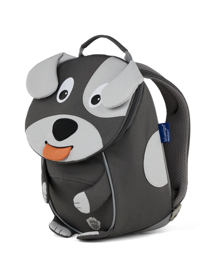 Children's backpack shaped like a dog