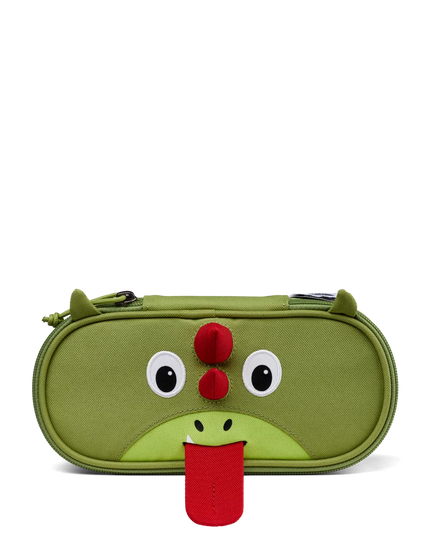 Green and Red Dinosaur Pencil Case