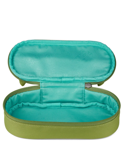 Green and Red Dinosaur Pencil Case