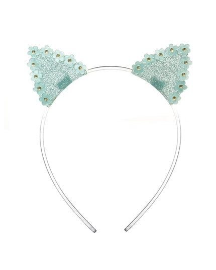 Light Blue Cat Ear Headband