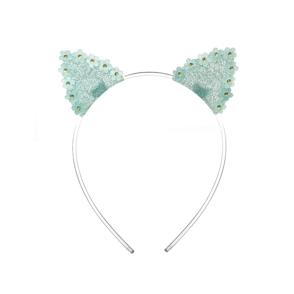 Light Blue Cat Ear Headband