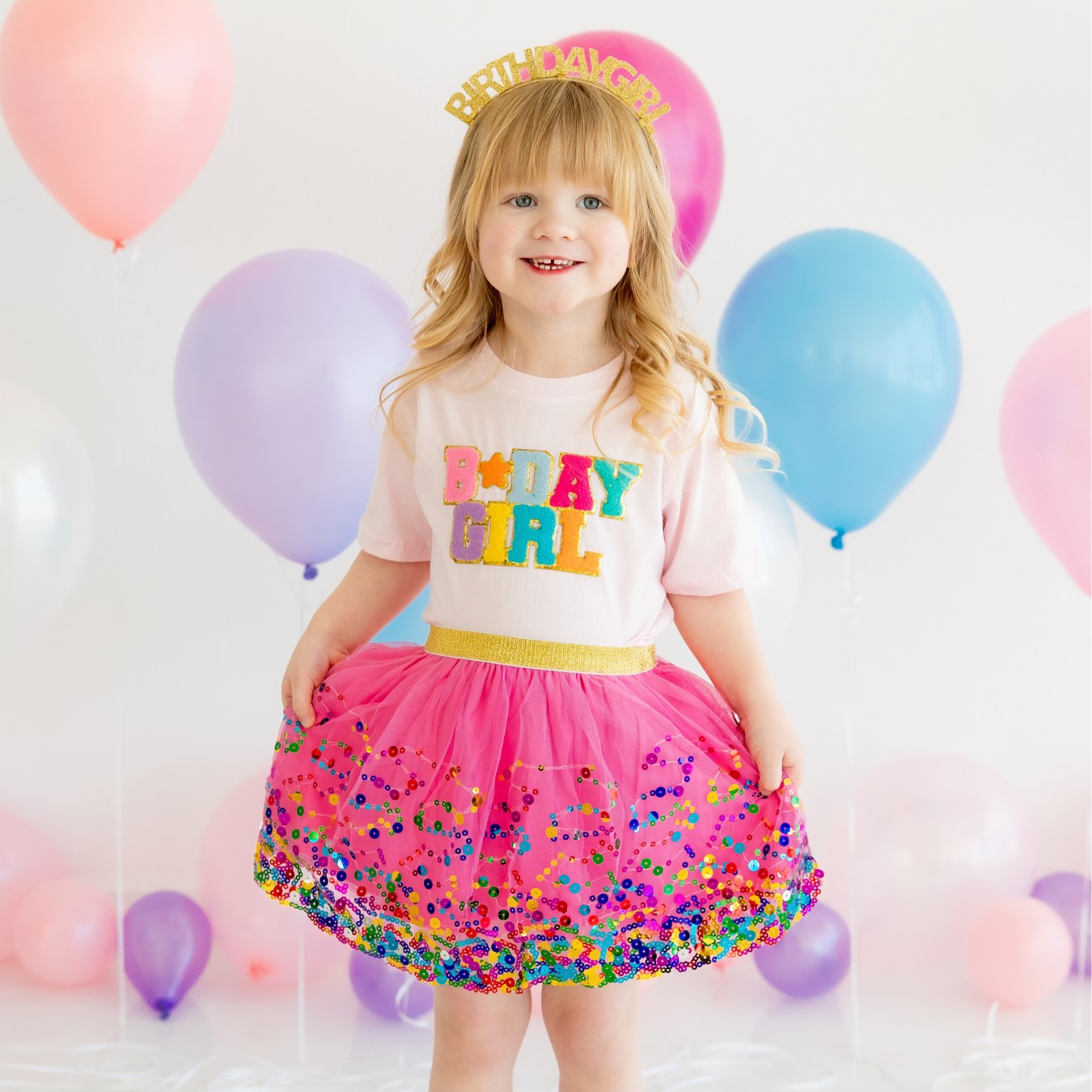 Sweet Wink Raspberry Confetti Tutu