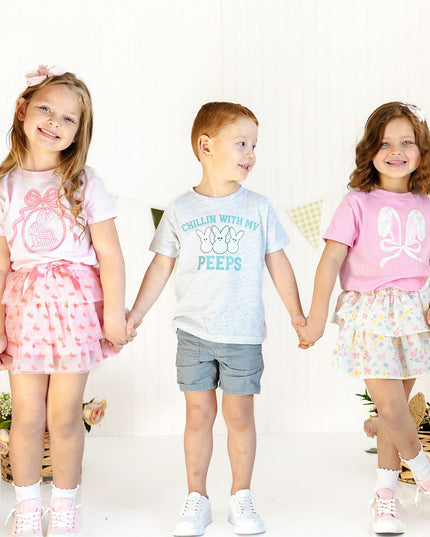 Kids wearing fun spring outfits