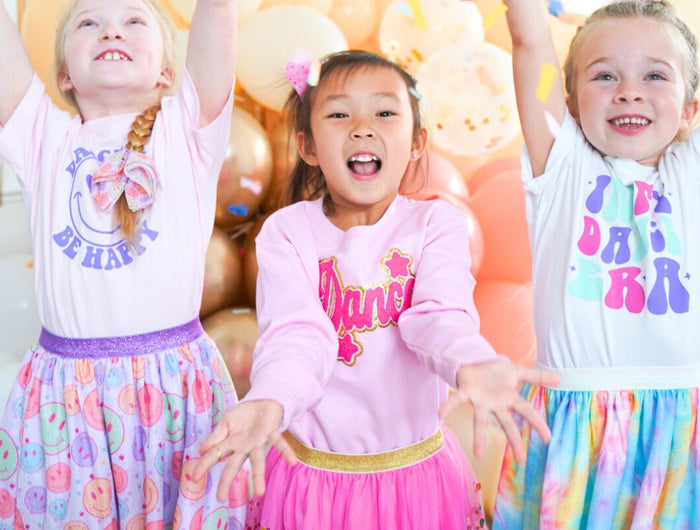 Dance Patch Pink Sweatshirt - Giggles & Glitter