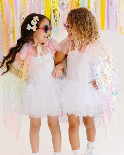 Sweet Wink Rainbow Sequin Cape - Giggles & Glitter