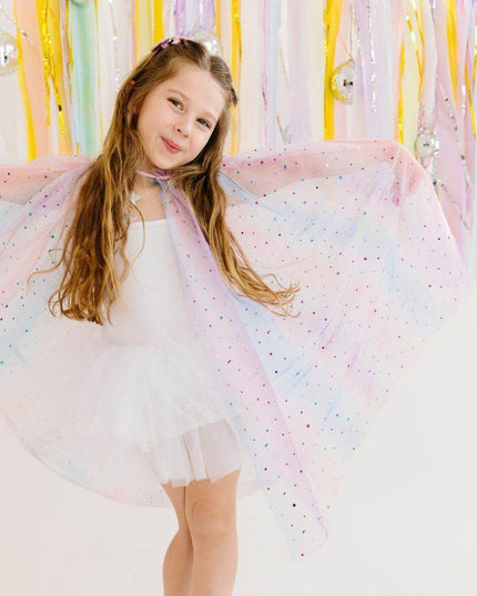 Sweet Wink Purple Galaxy Cape - Giggles & Glitter