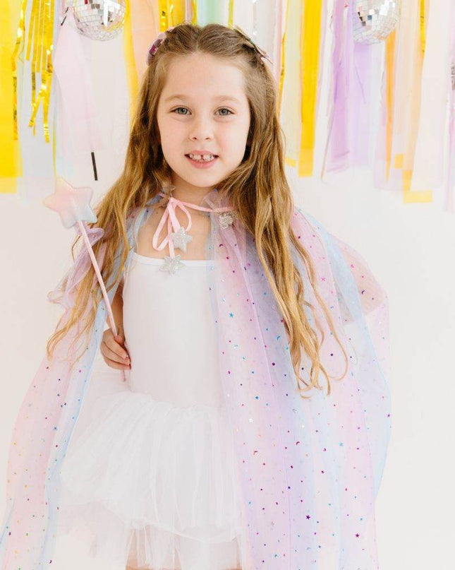 Sweet Wink Purple Galaxy Cape - Giggles & Glitter