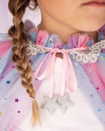 Sweet Wink Purple Galaxy Cape - Giggles & Glitter