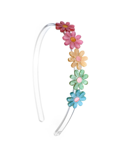Pastel Daisy Shimmer Headband