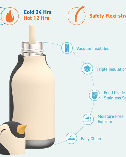 Penguin Bestie Stainless Steel Water Bottle