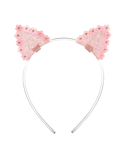 Pink Cat Ear Headband