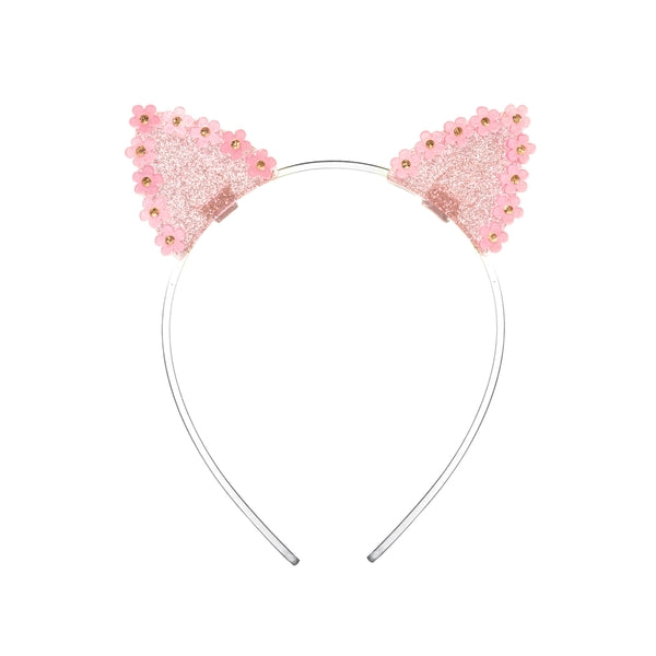 Pink Cat Ear Headband