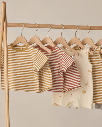 Children's clothing on rack