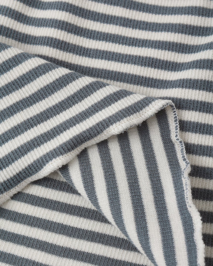 Blue and White Striped Tank and Short Set