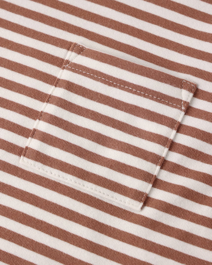 Striped shirt with pocket