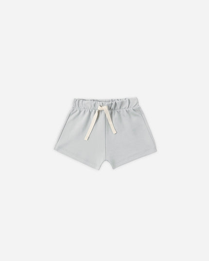 Light blue drawstring shorts