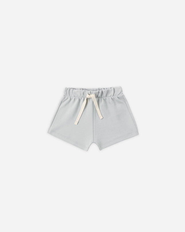 Light blue drawstring shorts