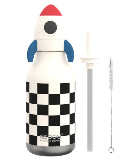 Rocketship water bottle and accessories