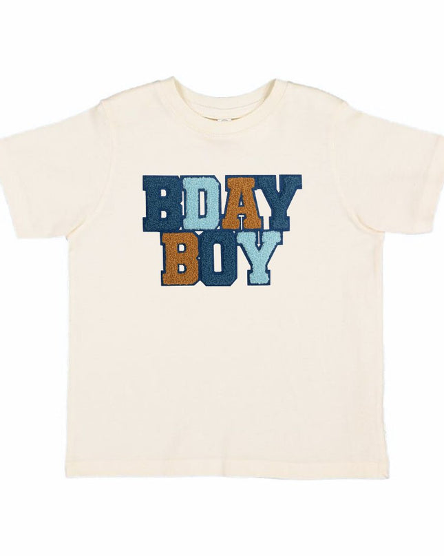 Birthday Boy Patch T-Shirt - Giggles & Glitter