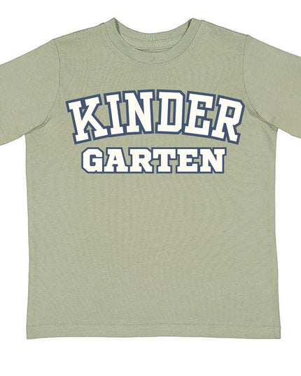 Kindergarten Varsity Short Sleeve Green T-Shirt