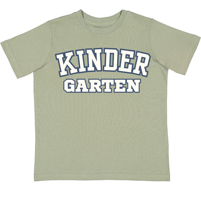 Kindergarten Varsity Short Sleeve Green T-Shirt