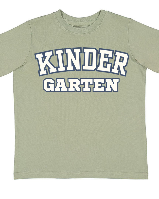 Kindergarten Varsity Short Sleeve Green T-Shirt