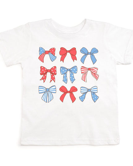 Patriotic Cutie Short Sleeve White T-Shirt - Giggles & Glitter