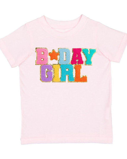 Sweet Wink Birthday Girl Patch T-Shirt - Giggles & Glitter