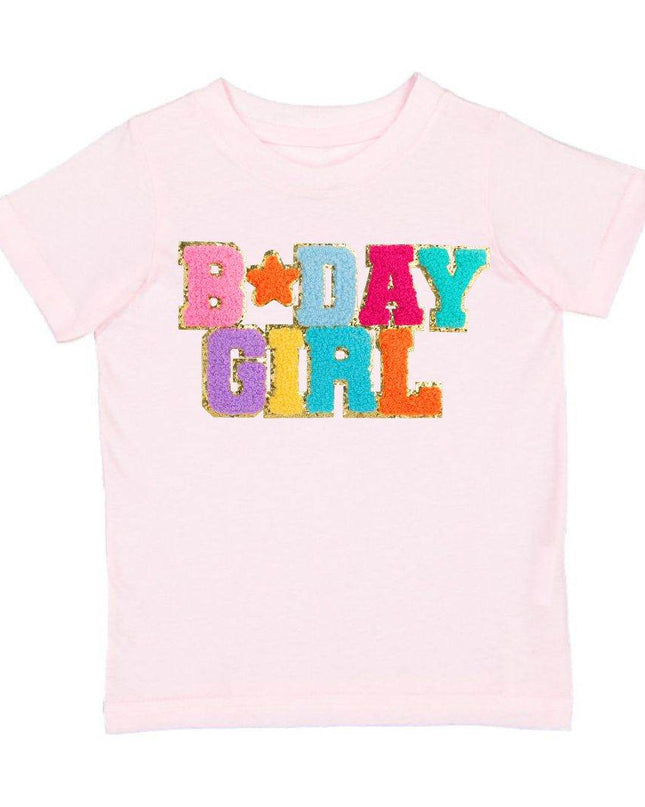Sweet Wink Birthday Girl Patch T-Shirt - Giggles & Glitter