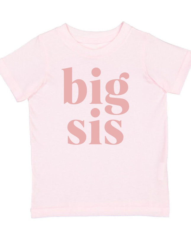 Big Sis Short Sleeve Pink T-Shirt