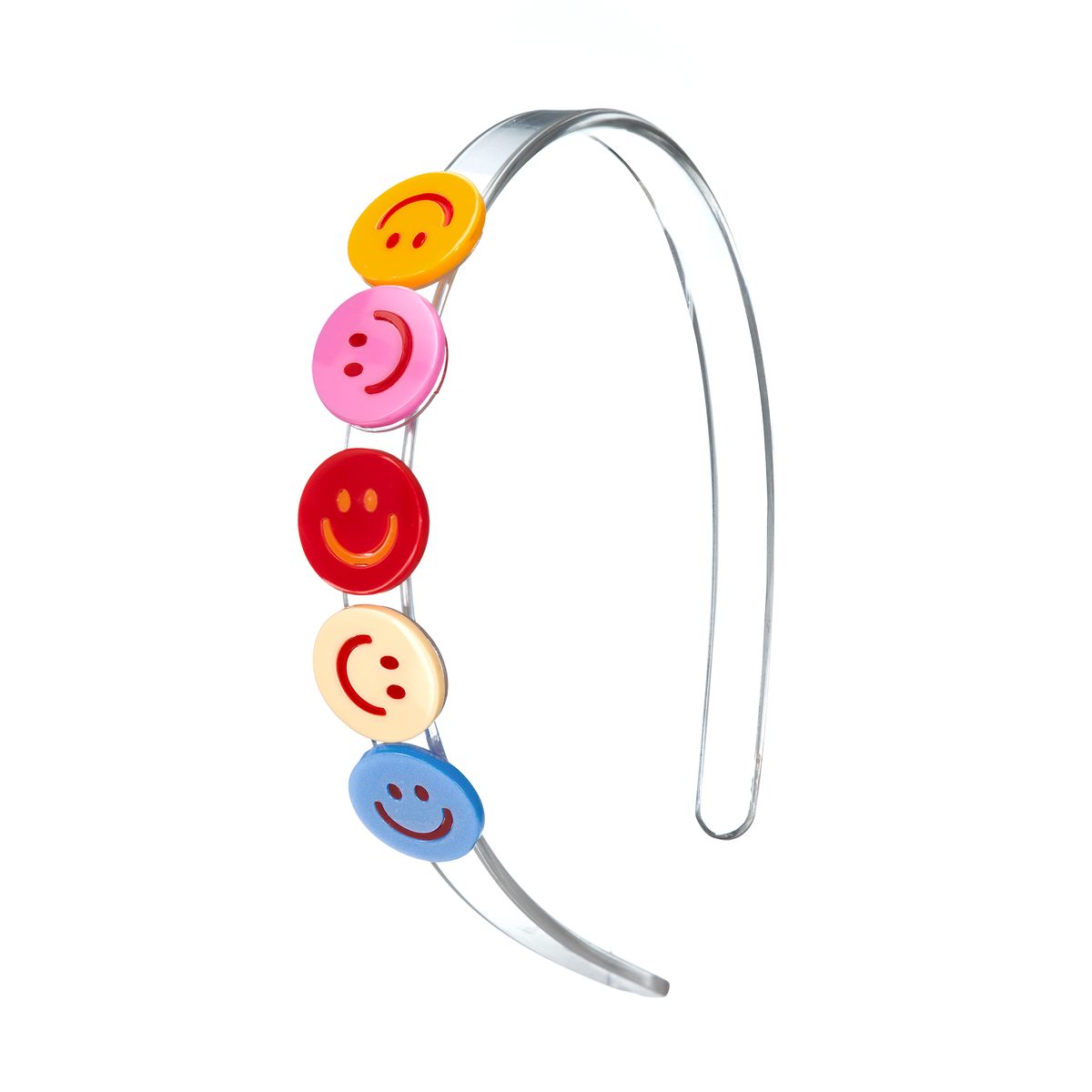 Lilies & Roses NY Colorful Smiley Face Headband