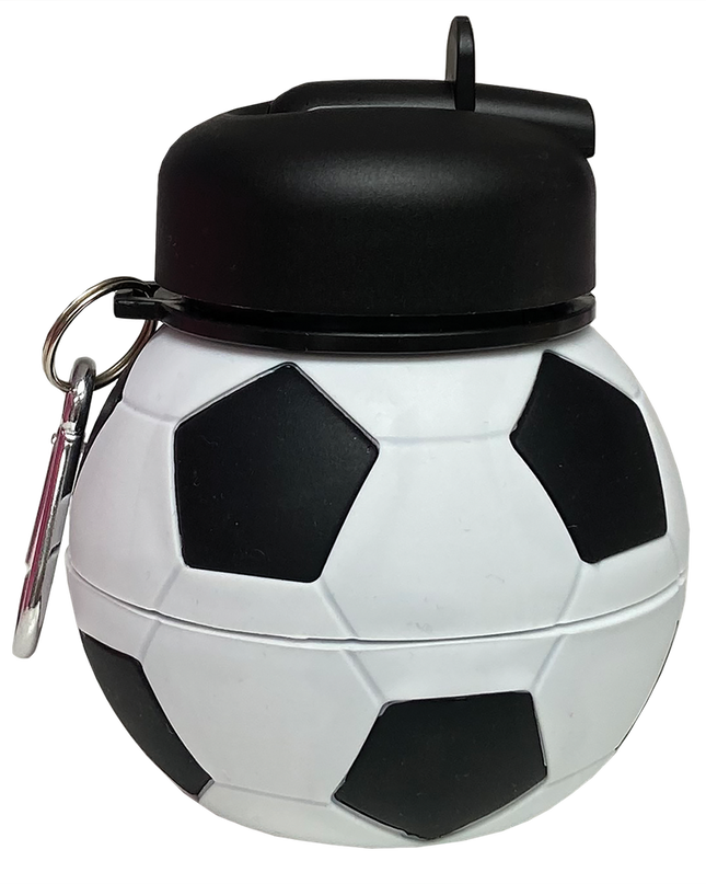 Collapsible Soccer Ball Water Bottle