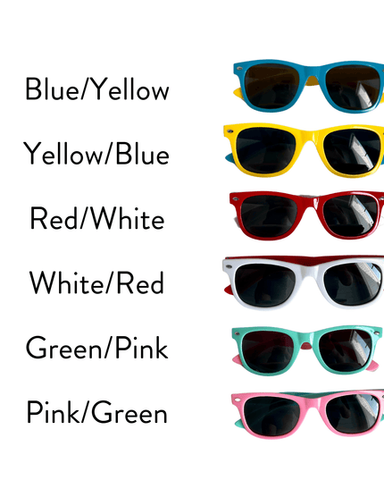 Personalized Children’s Sunglasses - Trucks & Vehicles - Giggles & Glitter