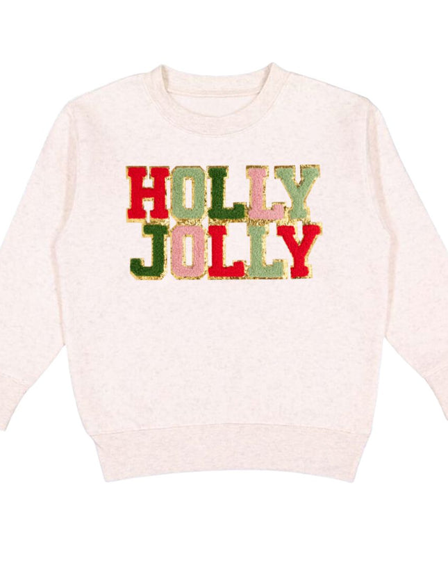 Sweet Wink Holly Jolly Patch Christmas Sweatshirt
