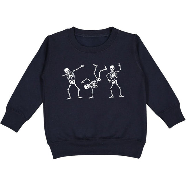 Black Sweatshirt with dancing skeletons