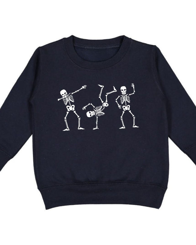 Black Sweatshirt with dancing skeletons