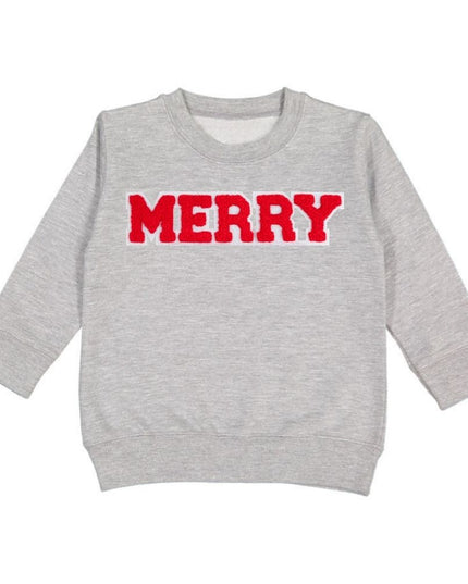 Sweet Wink Merry Patch Christmas Sweatshirt
