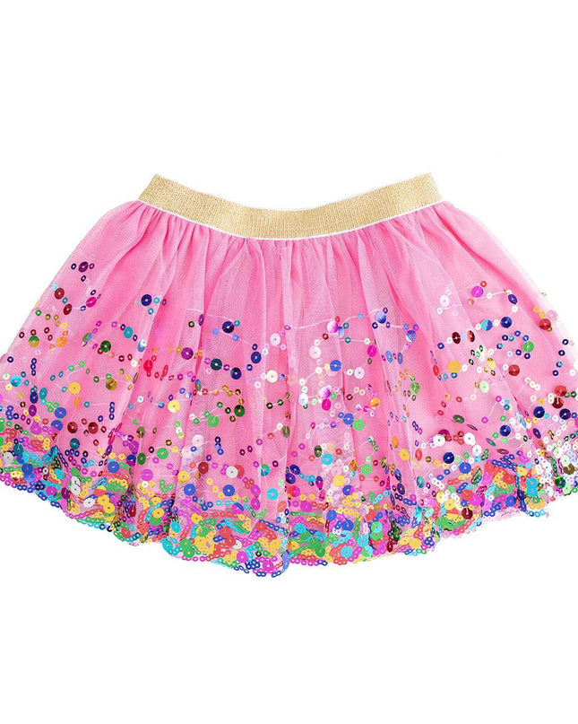 Sweet Wink Raspberry Confetti Tutu - Giggles & Glitter
