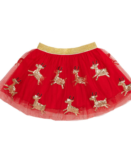 Sweet Wink Reindeer Sequin Christmas Tutu