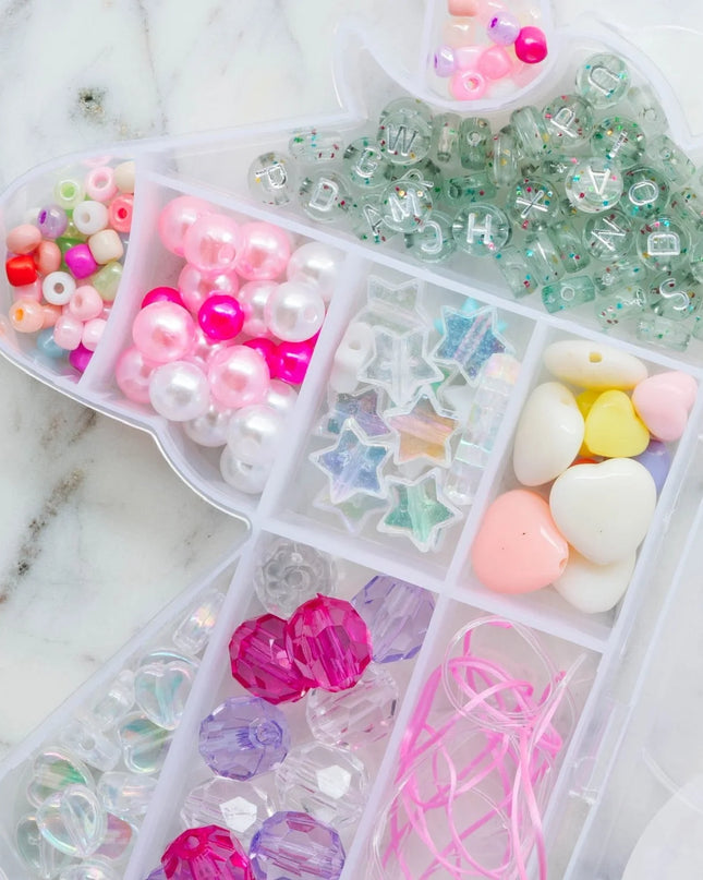 The Little Miss Unicorn Jewelry Making Bead Kit - Giggles & Glitter