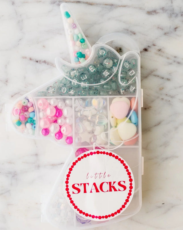 The Little Miss Unicorn Jewelry Making Bead Kit - Giggles & Glitter