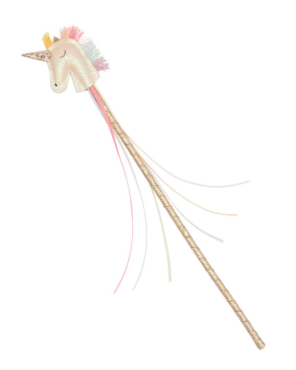 Unicorn wand with streamers