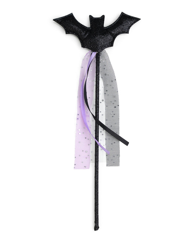 Glitter Bat Halloween Wand